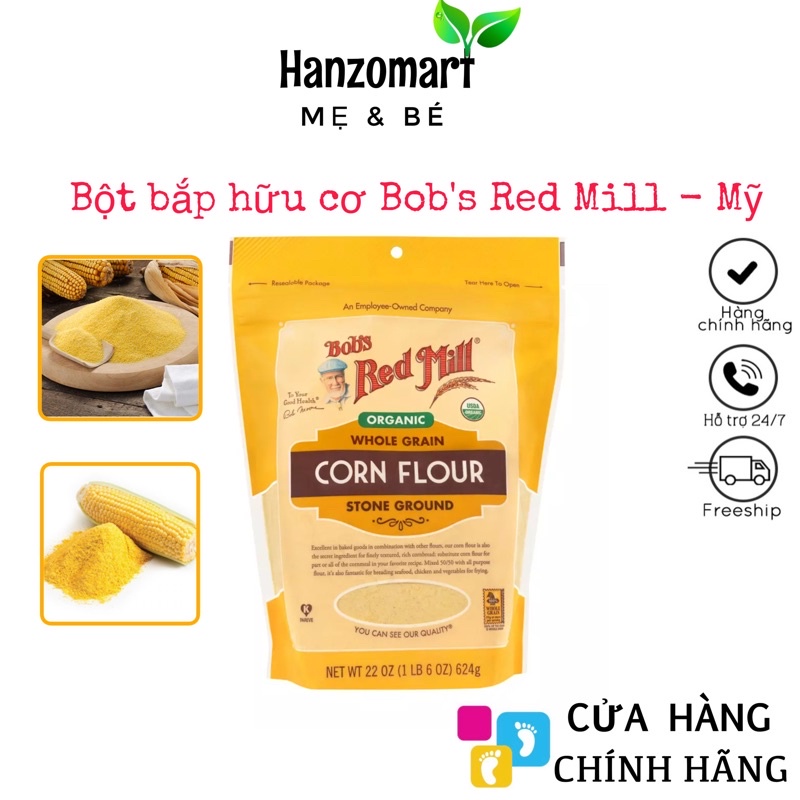 Bột Bắp Hữu Cơ Bob'S Red Mill Cho Bé 100Gr