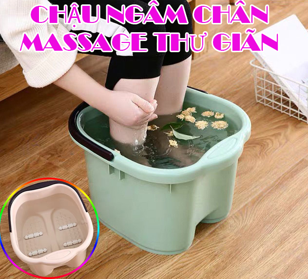 Chậu Ngâm Chân Massage Thư Giãn