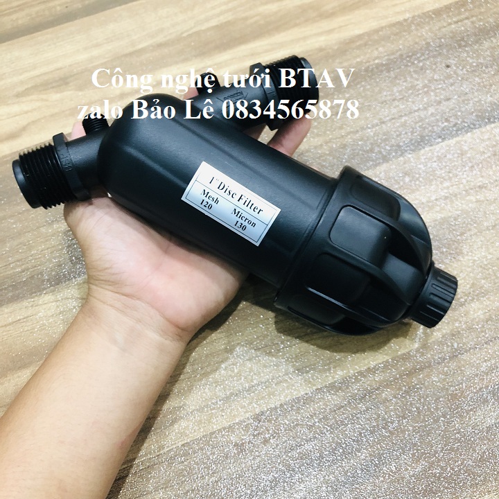 Lọc nước phi 34mm – Đen đĩa đỏ