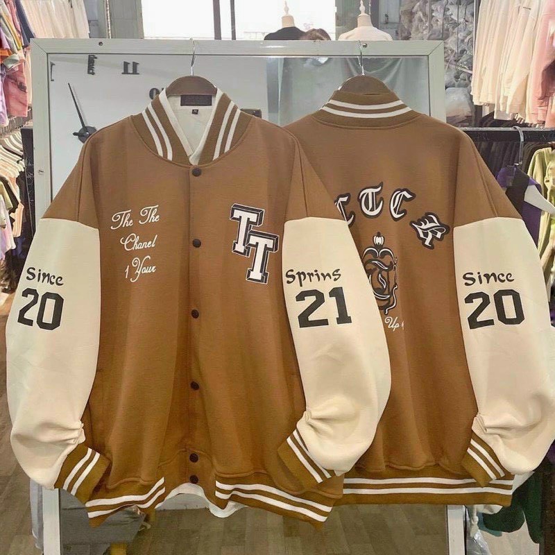 ÁO KHOÁC NỈ CADIGAN KIỂU BOMBER LOGO IN TT , MẪU MÃ ĐẸP ĐANG DK CÁC BẠN TRẺ SĂN ĐÓN TP