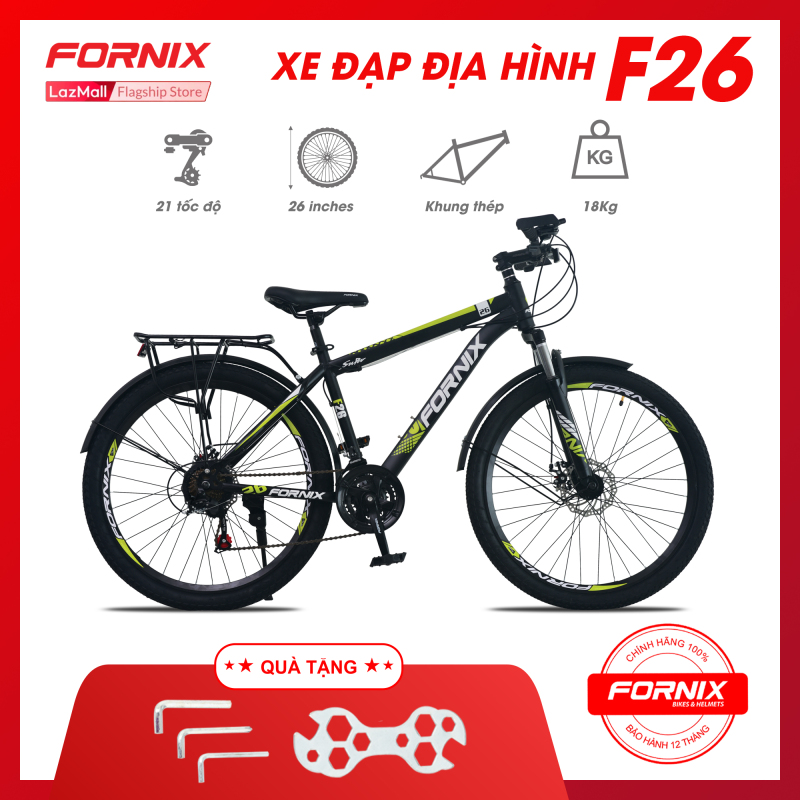 Mua Xe đạp địa hình thể thao Fornix F26 (KÈM SÁCH HƯỚNG DẪN LẮP RÁP) + Tặng (Bộ lắp ráp)- Bảo hành 12 tháng