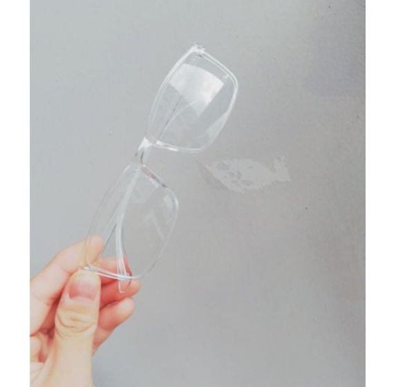 [HCM]Kính gọng dẻo nam nữ trong suốt siêu xinh hàng đẹp thay tròng được.