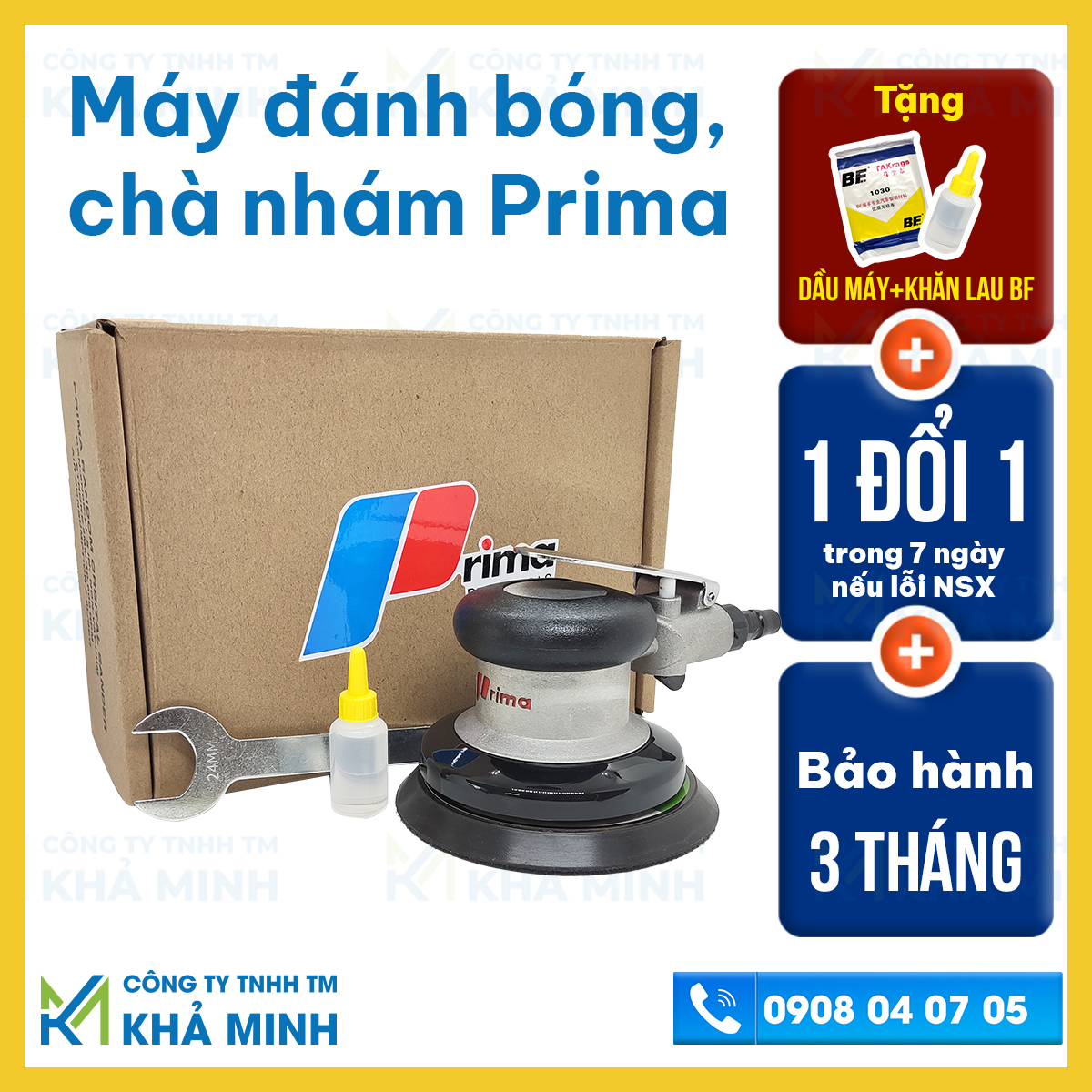 Máy chà nhám đa năng Prima dễ sử dụng, độ bền cao (Có bảo hành + Quà tặng)