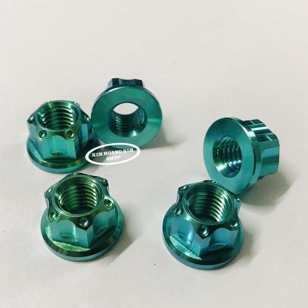 5 Ốc Tán TiTan GR5 6Li Xanh Lục Bảo (100%Titan)