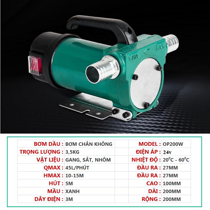 Bơm Dầu, Nhớt 260w