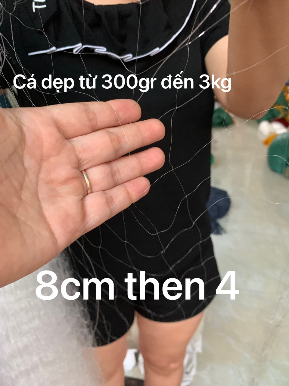 Lưới bắt cá cước 3 màn chuyên nghiệp