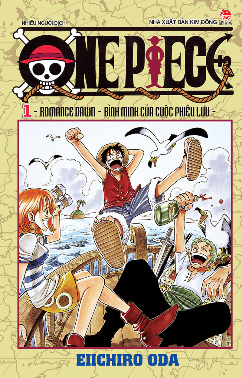 Kim Đồng - One Piece - Tập 1 (bìa rời)