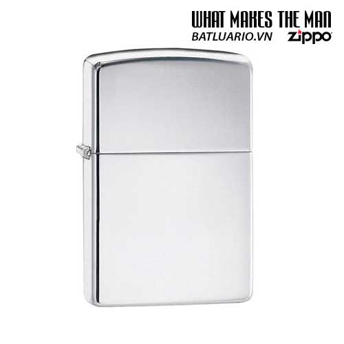 Bật lửa Zippo 250 - Bật lửa Zippo High Polished Chrome Bạc Trắng Bóng 250