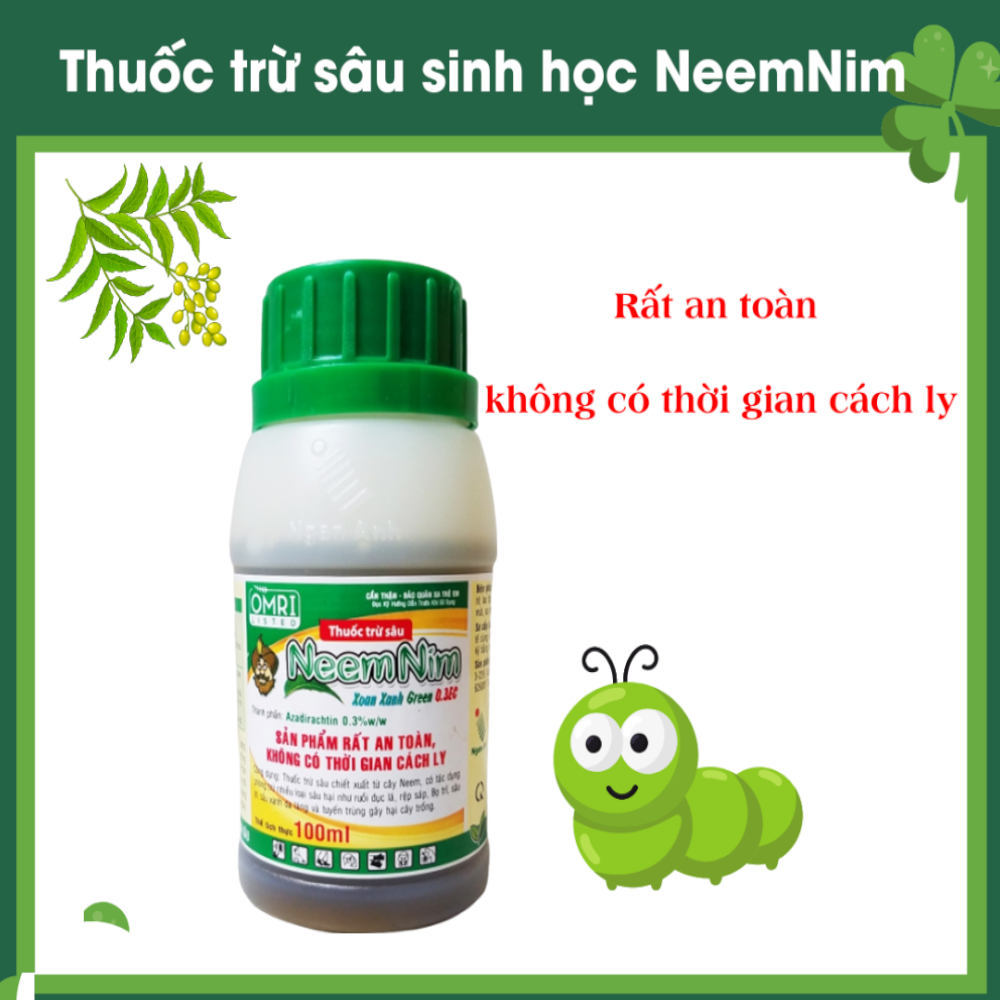 Thuốc trừ sâu dầu neem nim hữu cơ bảo vệ cây trồng