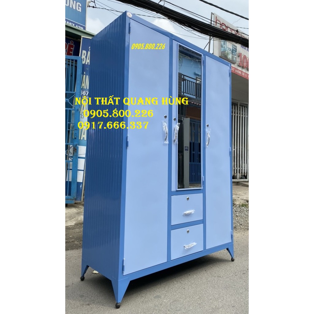 Tủ sắt quân áo sơn tĩnh điện tại hcm