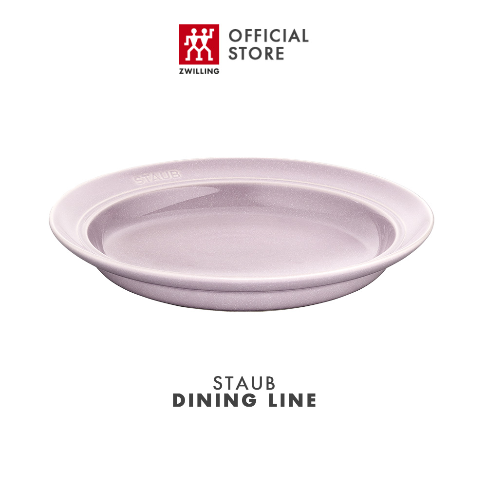 [ZWILLING] Đĩa sâu lòng STAUB bằng sứ 22cm, màu cherry blossom