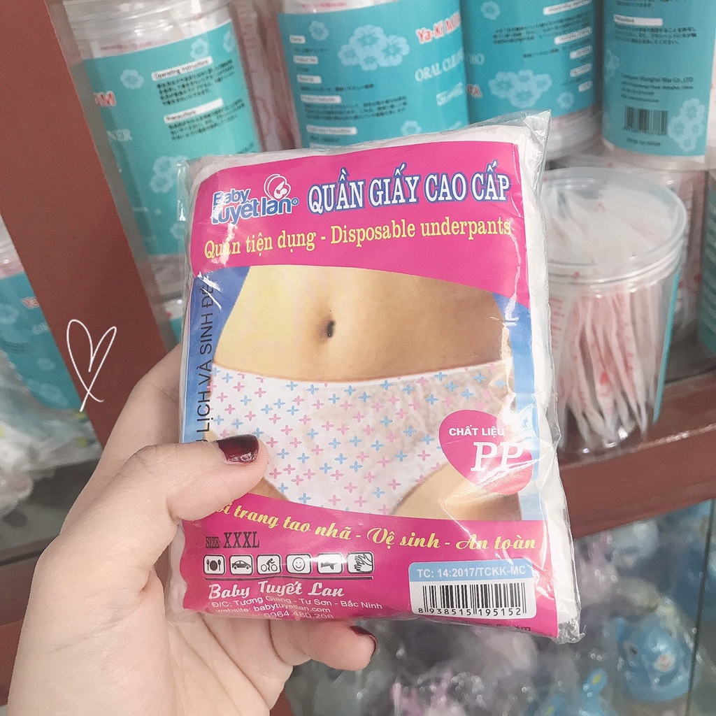 Quần lót giấy 1 túi 5 cái