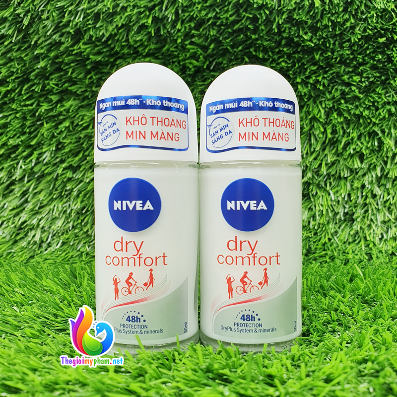 Lăn Ngăn Mùi Nivea Nữ Khô Thoáng 50ml