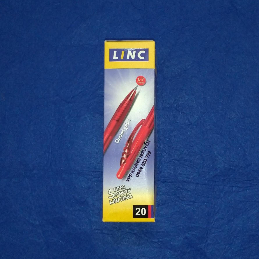 [HCM]BÚT BI LINC CLICK ẤN ĐỘ (HỘP 20 CÂY)