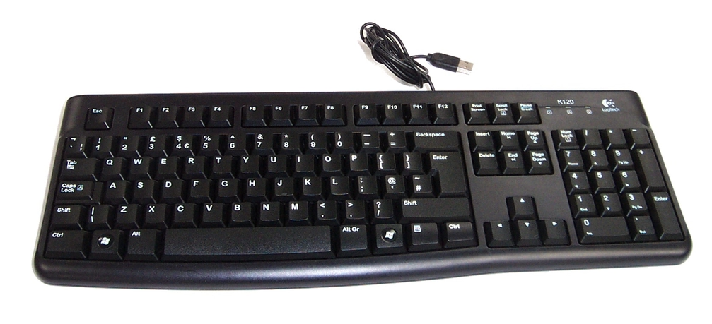 Bàn phím có dây logitech k120 usb