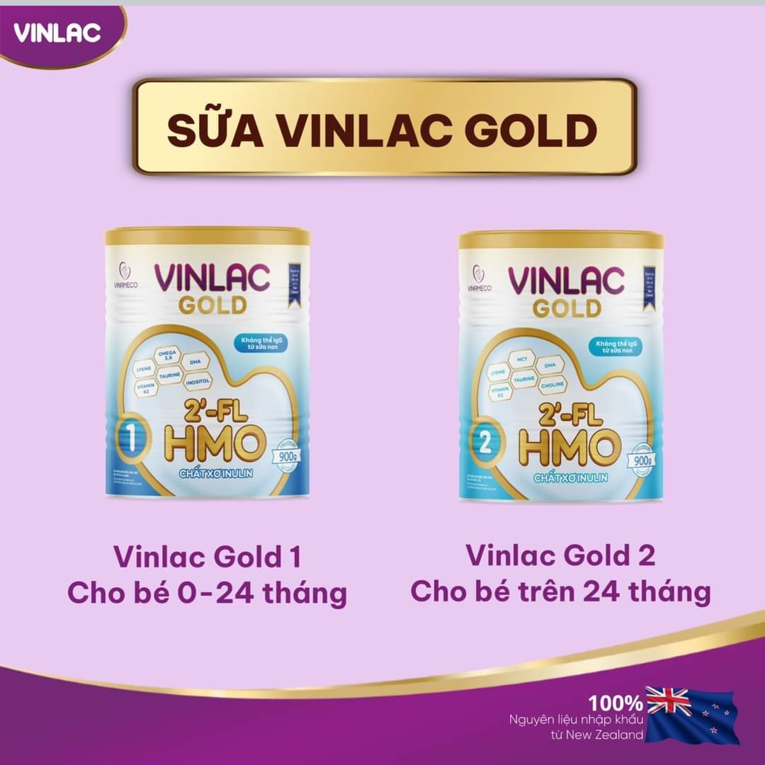 Sữa bột Vinlac Gold HMO số 1 lon 300g