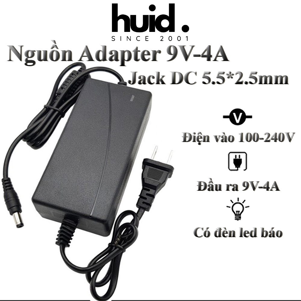 Nguồn adapter 9v-4a