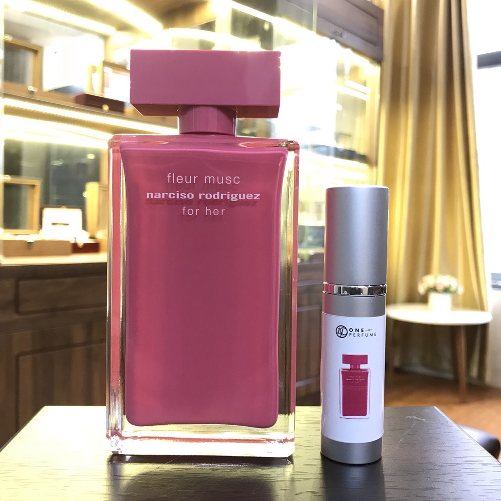 [Mẫu thử 10ml] Nước hoa Narciso Rodriguez Fleur Musc For Her (Hồng đậm)