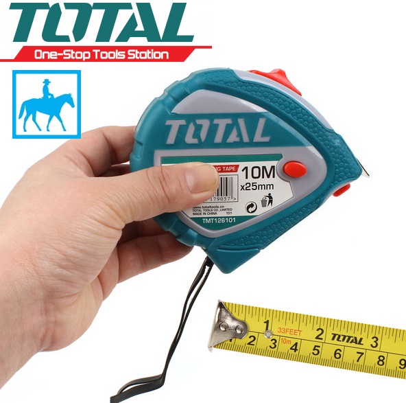 Thước cuộn thép 10 mét total tmt126101
