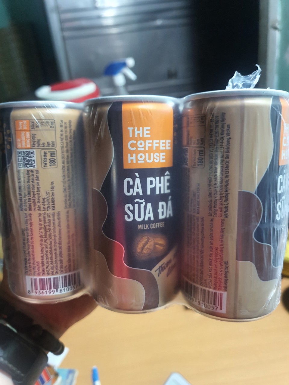 Cafe sữa đá lon 180ml The Coffee House