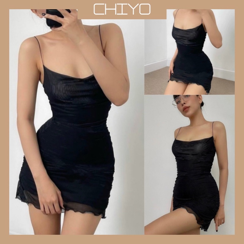 Đầm tk 2s lưới ôm body gợi cảm d113