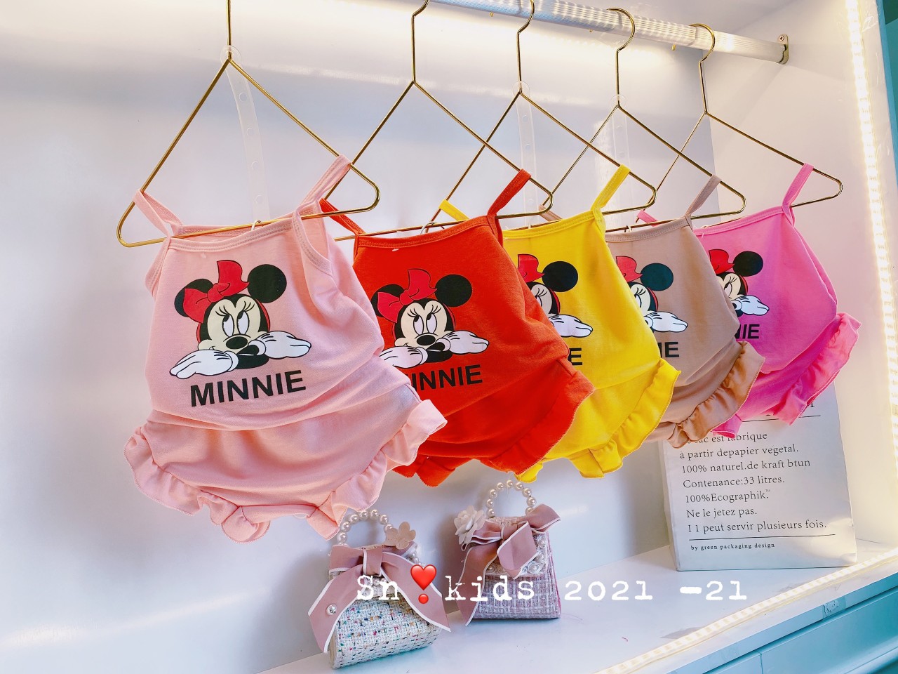 Bộ 2 dây Mickey cho bé gái
