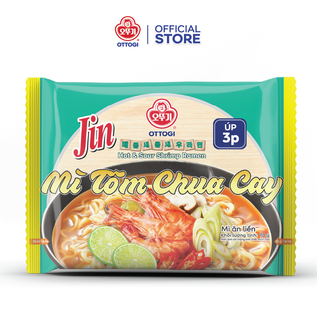 Mì ăn liền Jin Mì Tôm Chua Cay Otoki 70g