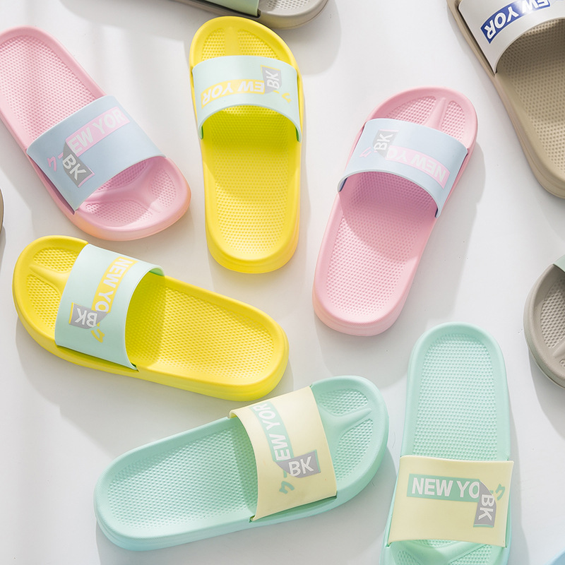 DÉP NHỰA QUAI NGANG ĐI MƯA DÉP NỮ ĐI TRONG NHÀ NEW BK (Nhiều màu) - [ Dép nhựa xốp Dép nữ Cute #Dép trong nhà nữ #Dép nhà tắm chống trượt #Dép quai ngang nữ ]