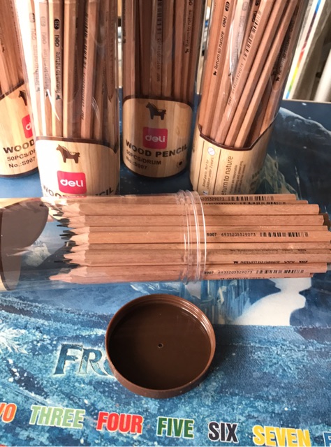 Bút Chì Gỗ S907 2B Deli 50C/Hộp
