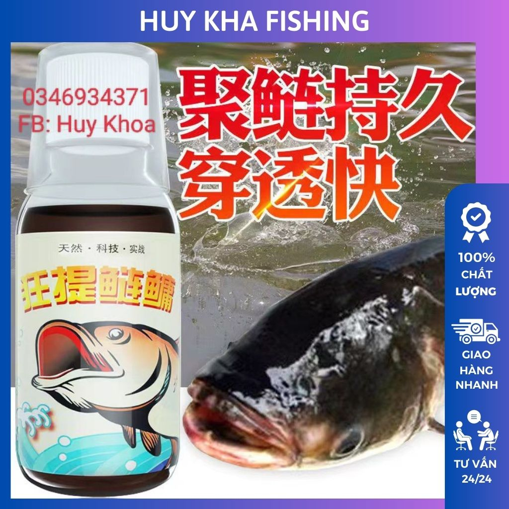 Tinh mùi câu cá mè 100ml Siêu Hot hiệu quả