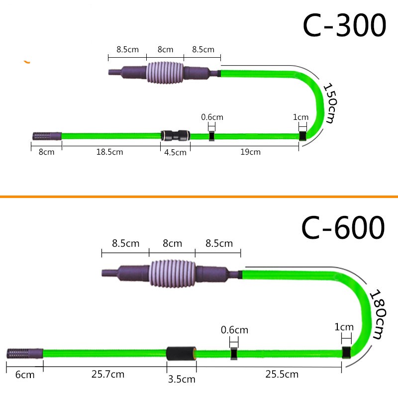Dụng Cụ Vệ Sinh Hồ Cá Qanvee C600 Cho Hồ Cá Cảnh