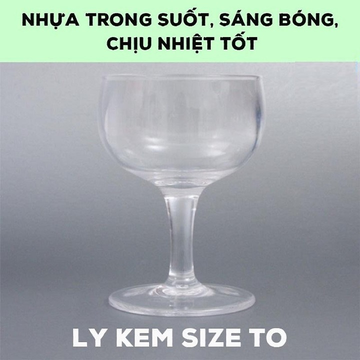 Premium Vietnamese transparent Meka plastic cup