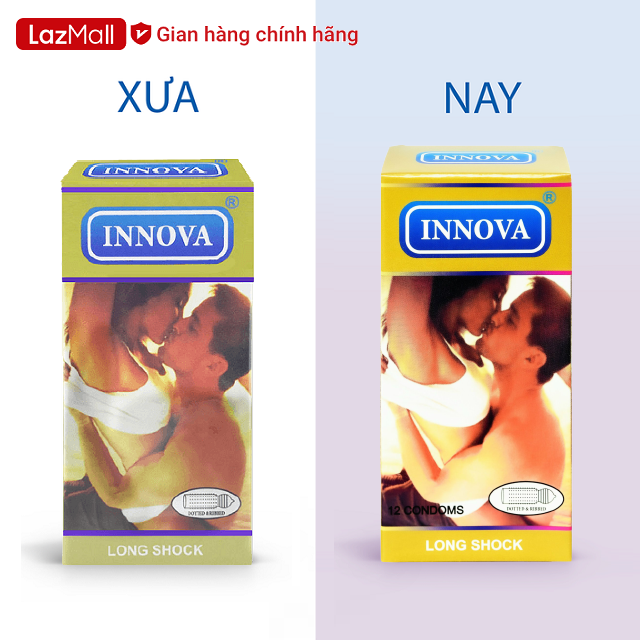 Bao cao su Innova Vàng 12 bao ( Gân Gai )