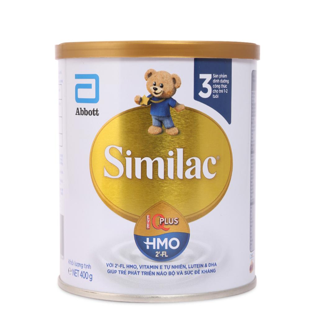 Sữa Bột Abbott Similac IQ Plus HMO 3 - Hộp 400g (Cho trẻ 1~2 tuổi)