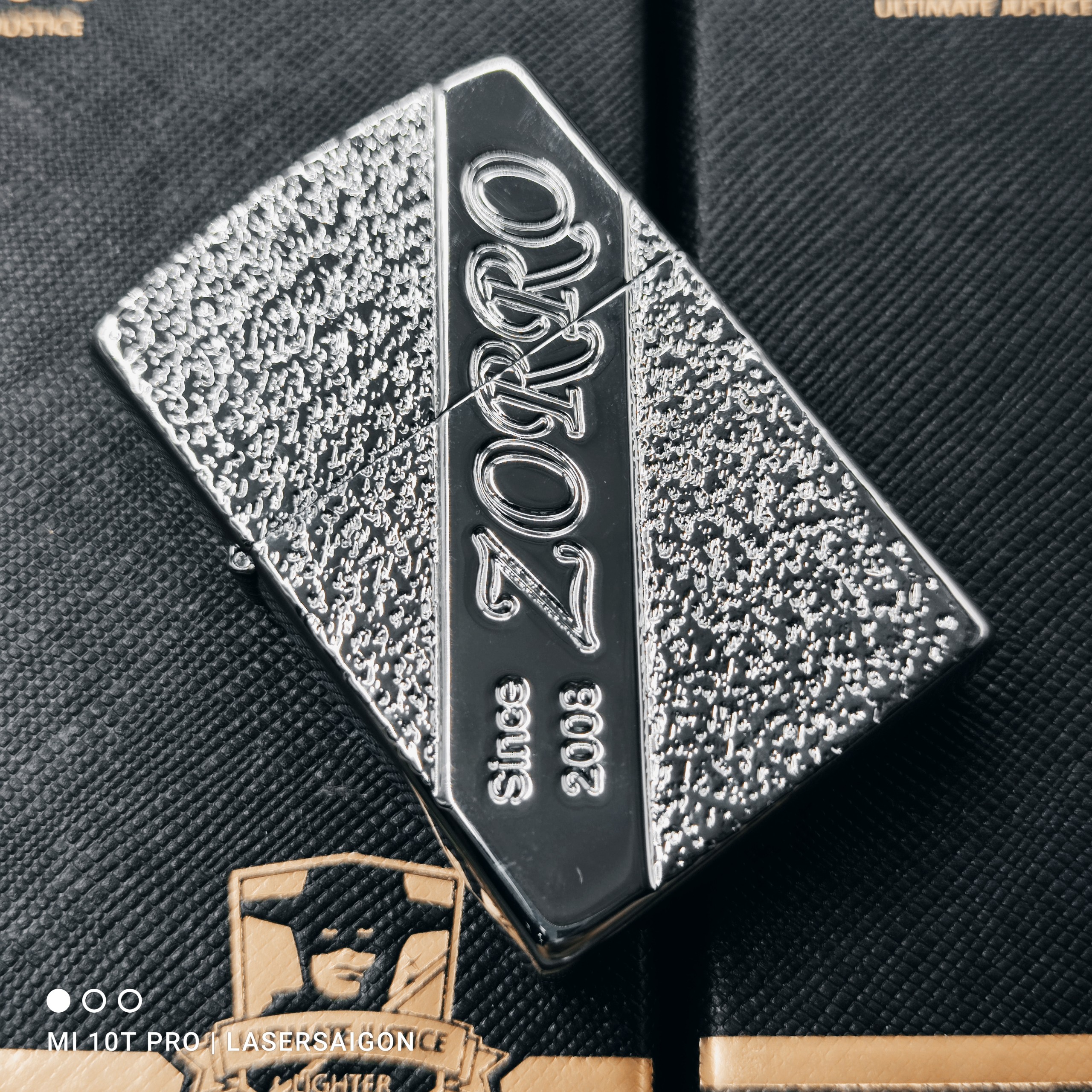 [HCM]Bật Lửa Xăng Đá ZORRO SINCE 2008 ( Có Hộp - Tặng Kèm Phụ Kiện )