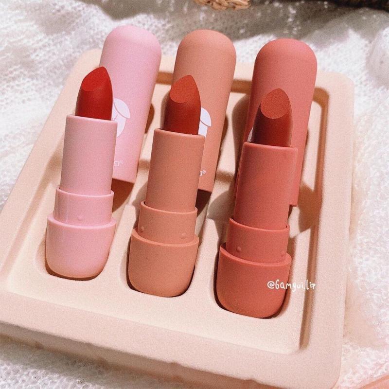 Set Son Trái Đào Sweet Peach 3 cây giá rẻ