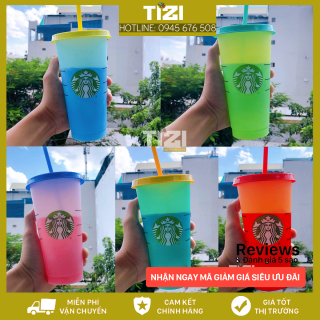 STARBUCKS Ly Nước Starbucks Đổi Màu Dung Tích 710ml Thay Đổi Màu Theo thumbnail