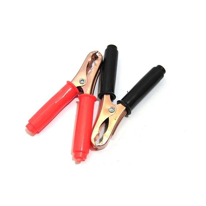 Kẹp cá sấu kẹp bình 10cm ( 1 cặp đỏ đen ) - Điện Việt