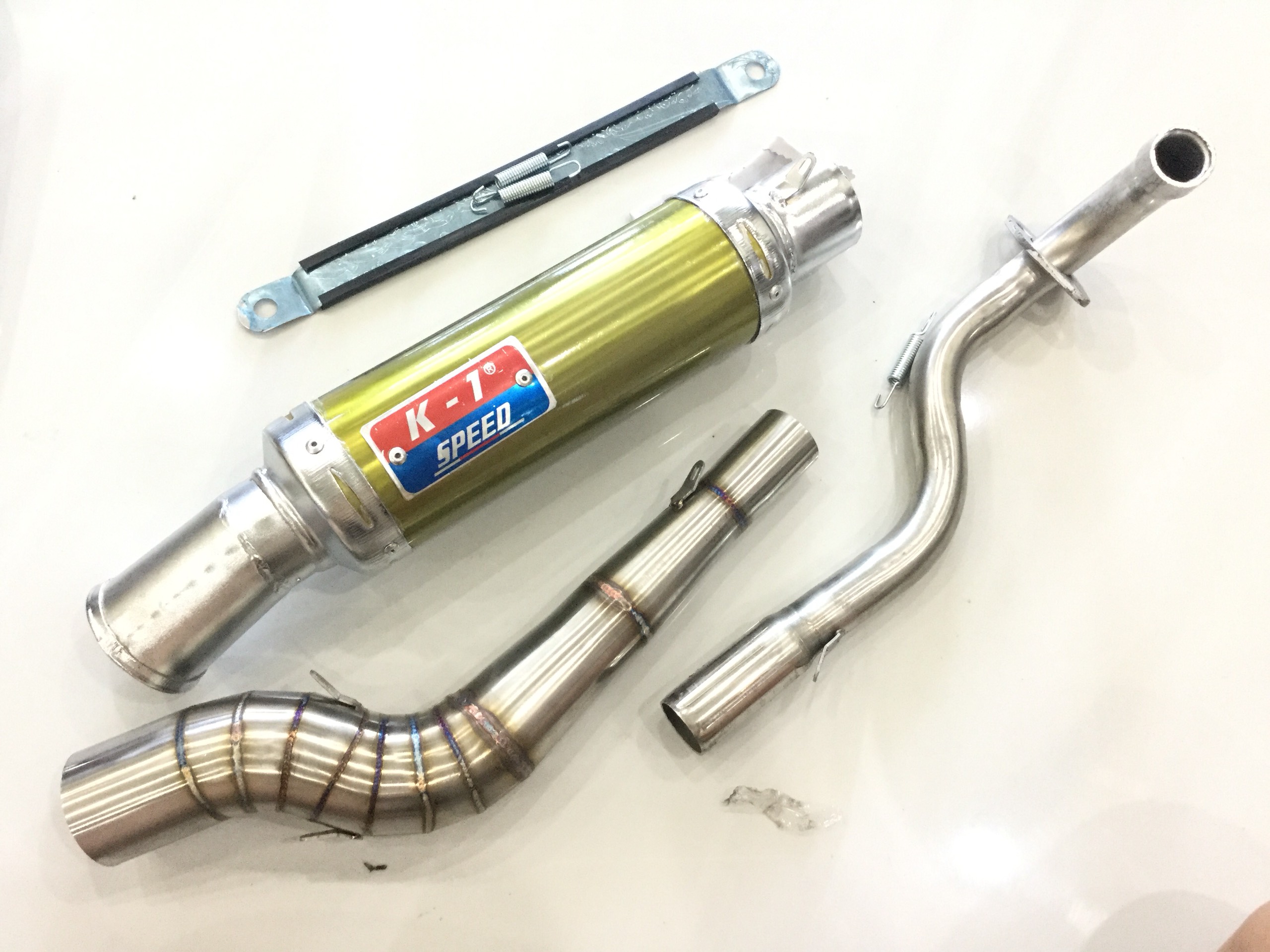 Bộ pô k1 vàng full cổ cong wave 50 - 100, cup, dream, 67, axelo, exciter 50cc,...,Sản Phẩm Chất Lượng, Gian Hàng Uy Tín, Giá Cả Cực Tốt, Mua Ngay.