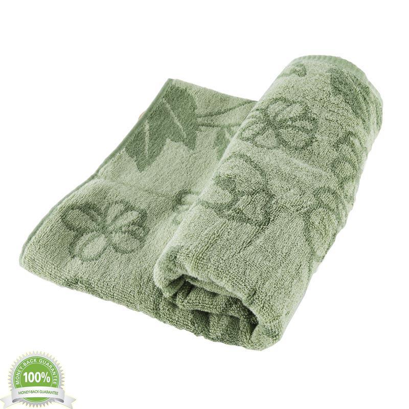 Khăn tắm Organic hoa văn bông hoa Topvalu 60X120 302G