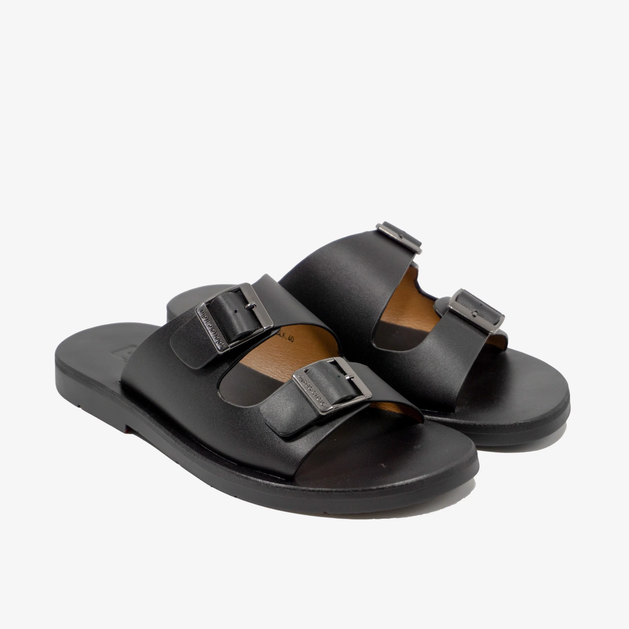 Dép nam sandal da bò pierre cardin quai ngang - pcmfwlf 139