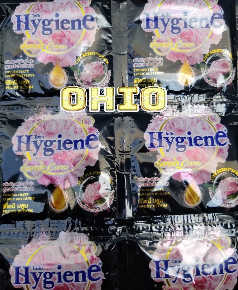 Dây 12 gói nước xả Hygiene 20ml màu đen