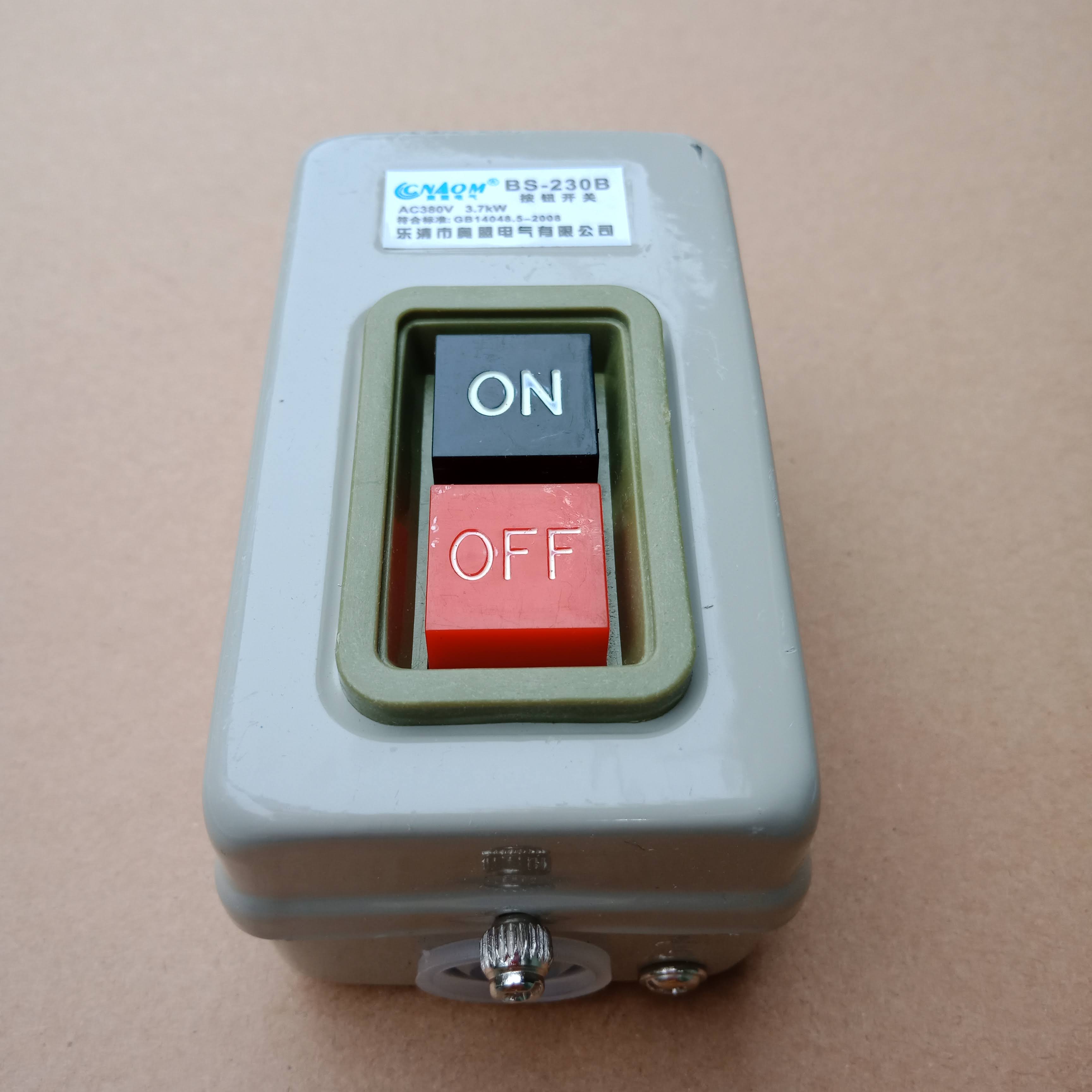 [ON/OFF điện 3 pha] BS230B Công tắc, Nút nhấn ĐIỀU KHIỂN ĐIỆN