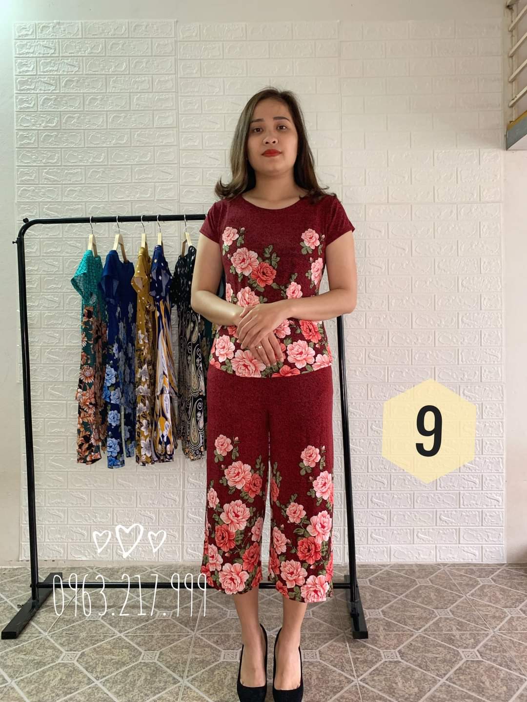 Bộ mặc nhà trung niên nữ