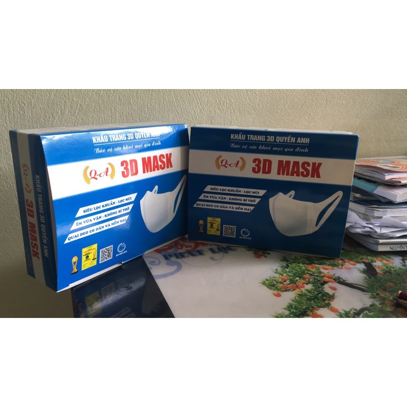 Khẩu trang 3D MASK (hộp 50 chiếc)