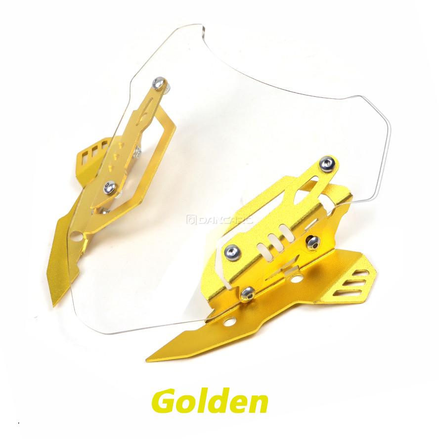 4 màu xe máy kính chắn gió kính chắn gió làm lệch hướng cho yamaha mt-15 mt15 mt-125 2019 2020 2021 2022 visor gió bảo vệ phụ kiện
