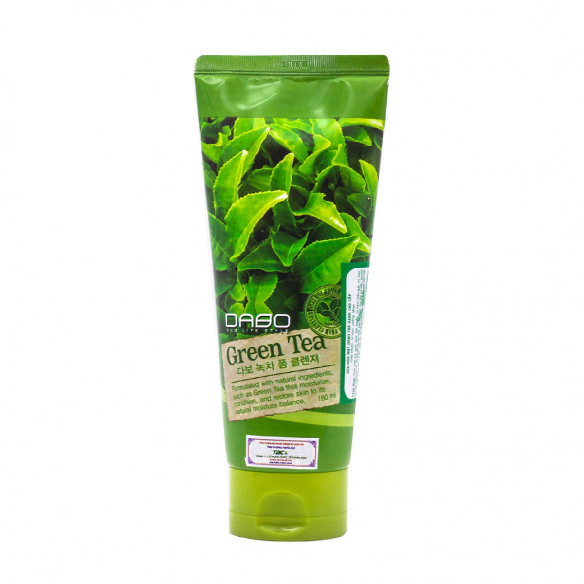 Sữa rửa mặt DABO Tinh chất Trà Xanh 180ml