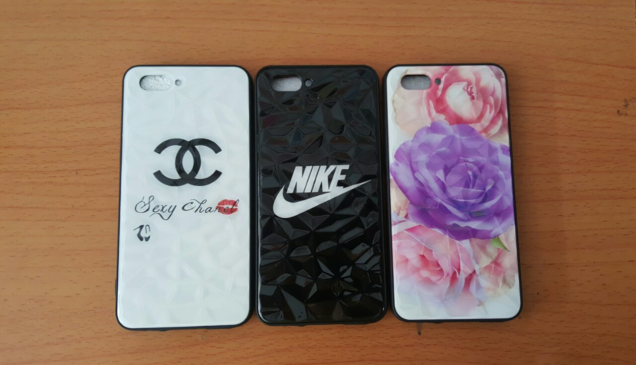 Ốp lưng Oppo A3s/A5/Realme C1 - 3D vân kim cương
