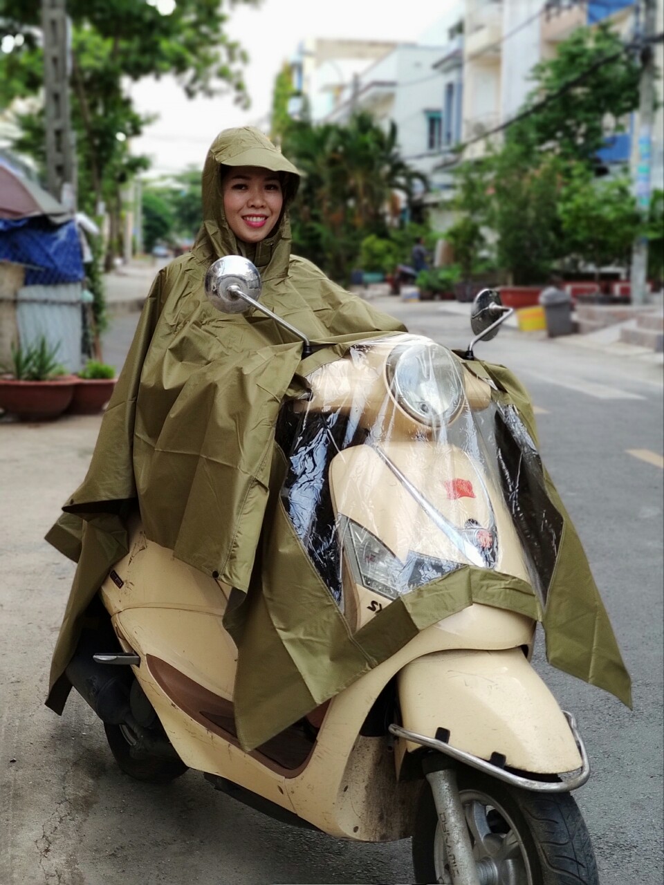Áo mưa cánh dơi khổ lớn big size