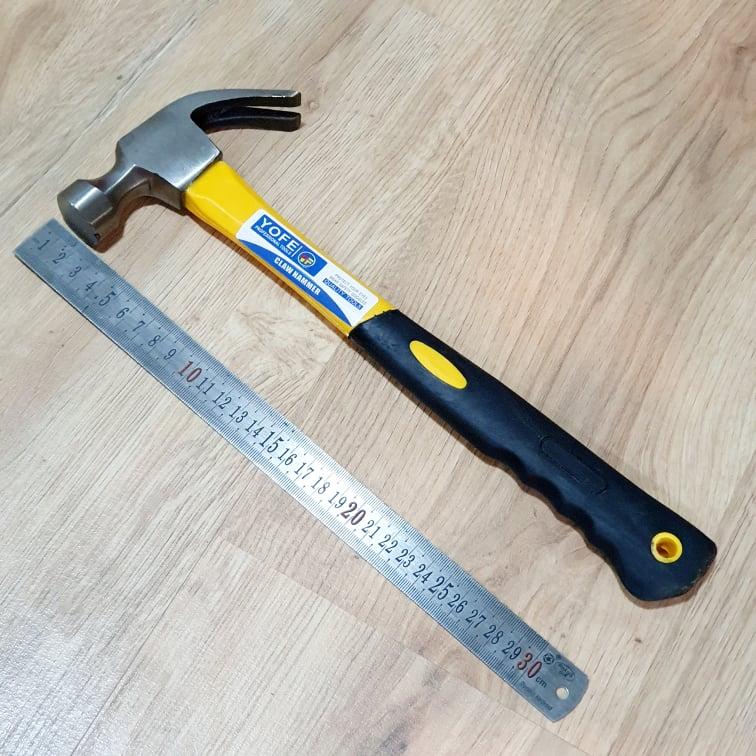 [HCM]Búa Nhổ Đinh Cán Bọc Nhựa 380g ( loai lớn dài 29,5cm)